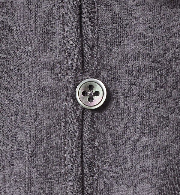 EMMEL REFINES「＜EMMEL REFINES＞EM フリルネック フライス カーディガン」|カーディガン|