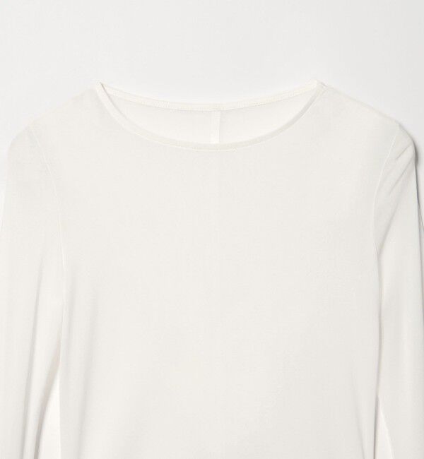 EMMEL REFINES「＜EMMEL REFINES＞EM ソフトチュール シアークルーネック」|Tシャツ・カットソー|