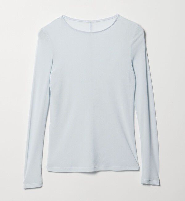 EMMEL REFINES「＜EMMEL REFINES＞EM ソフトチュール シアークルーネック」|Tシャツ・カットソー|