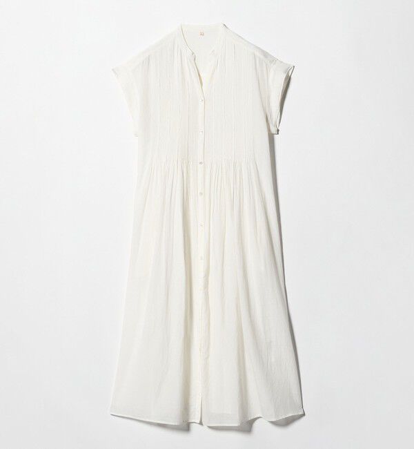 UNITED ARROWS green label relaxing「マイクロ ピンタック ワンピース」|ワンピース|WHITE