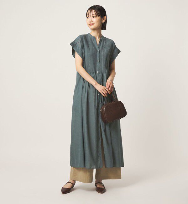 UNITED ARROWS green label relaxing「マイクロ ピンタック ワンピース」|ワンピース|