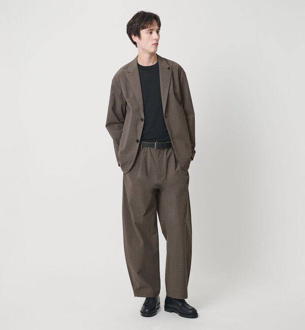 BEAUTY&YOUTH UNITED ARROWS「360&deg;MASTER 2.0 カーブ イージーパンツ NO.11 セットアップ対応 ストレッチ 撥水 ウォッシャブル」|チノ|