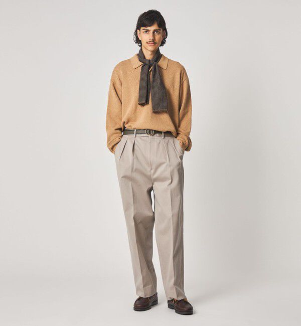 STEVEN ALAN「＜Steven Alan＞ ウエポン ニドム イン ツープリーツ ドレス トラウザーズ」|スラックス|