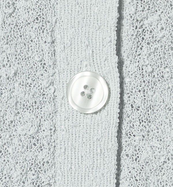 BEAUTY&YOUTH UNITED ARROWS「ノットヤーンニット ハーフスリーブ シャツ カーディガン ウォッシャブル」|カーディガン|