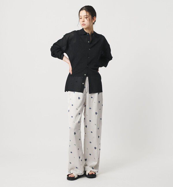 BEAUTY&YOUTH UNITED ARROWS「ミラノリブ シャツカーディガン ウォッシャブル」|カーディガン|BLACK