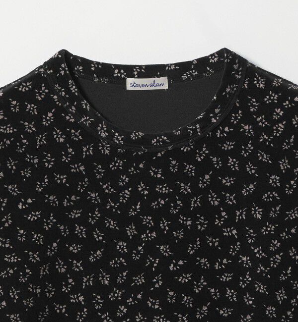 STEVEN ALAN「＜Steven Alan＞フラワー ベロア Tシャツ」|Tシャツ・カットソー|