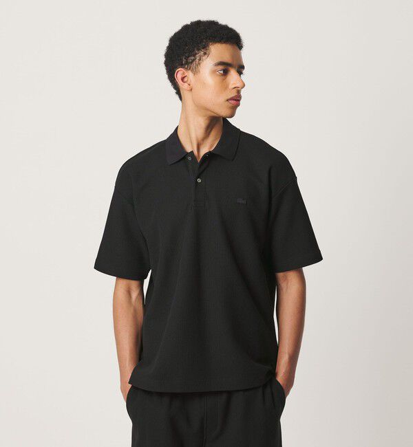 BEAUTY&YOUTH UNITED ARROWS「＜LACOSTE for BEAUTY&YOUTH＞ワントーン ポロシャツ」|ポロシャツ|BLACK
