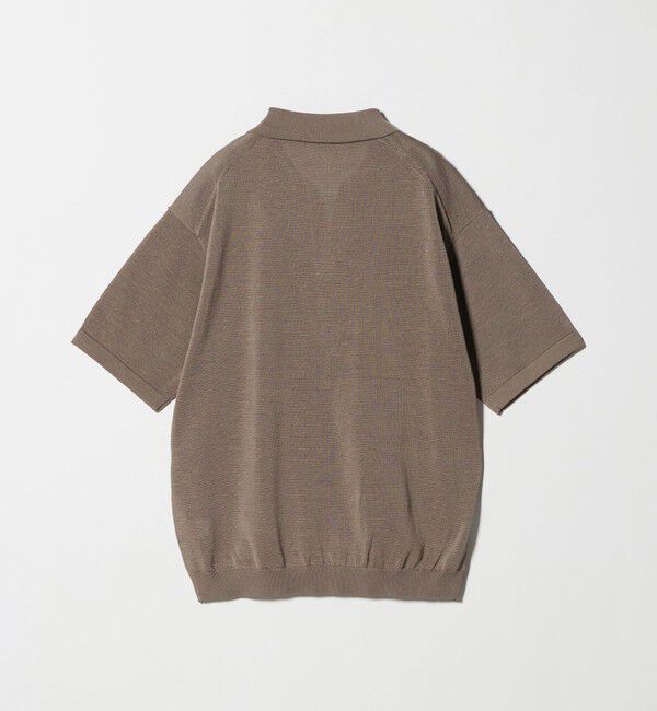 BEAUTY&YOUTH UNITED ARROWS「シャイン ギマ スキッパー ポロニット ウォッシャブル」|ニット・セーター|