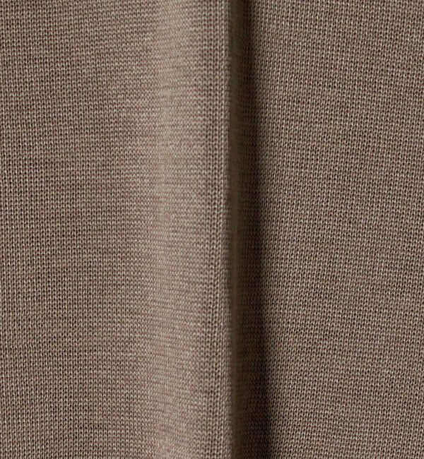 BEAUTY&YOUTH UNITED ARROWS「シャイン ギマ スキッパー ポロニット ウォッシャブル」|ニット・セーター|