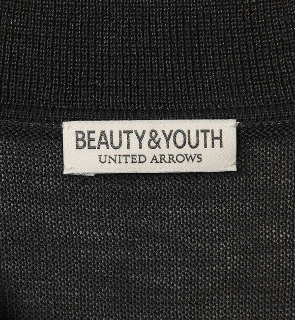 BEAUTY&YOUTH UNITED ARROWS「シャイン ギマ スキッパー ポロニット ウォッシャブル」|ニット・セーター|