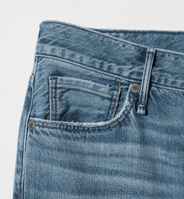 BEAUTY&YOUTH UNITED ARROWS「【別注】＜upper hights＞THE NIECE MID RISE ライトオンス デニムパンツ/コバルト」|デニム|