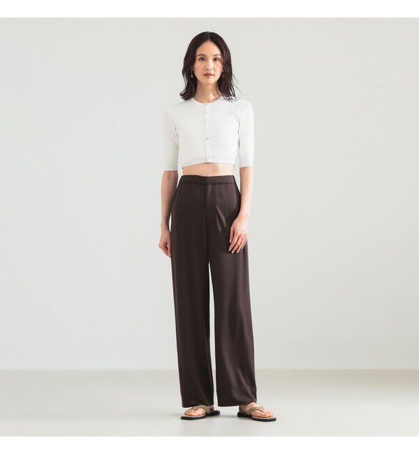 Demi-Luxe BEAMS 「AURALEE / GIZA HIGH GAUGE RIB KNIT SHORT CARDIGAN」|ニット・セーター|