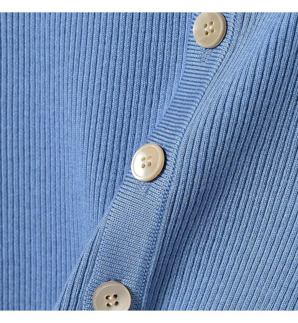 Demi-Luxe BEAMS 「AURALEE / GIZA HIGH GAUGE RIB KNIT SHORT CARDIGAN」|ニット・セーター|