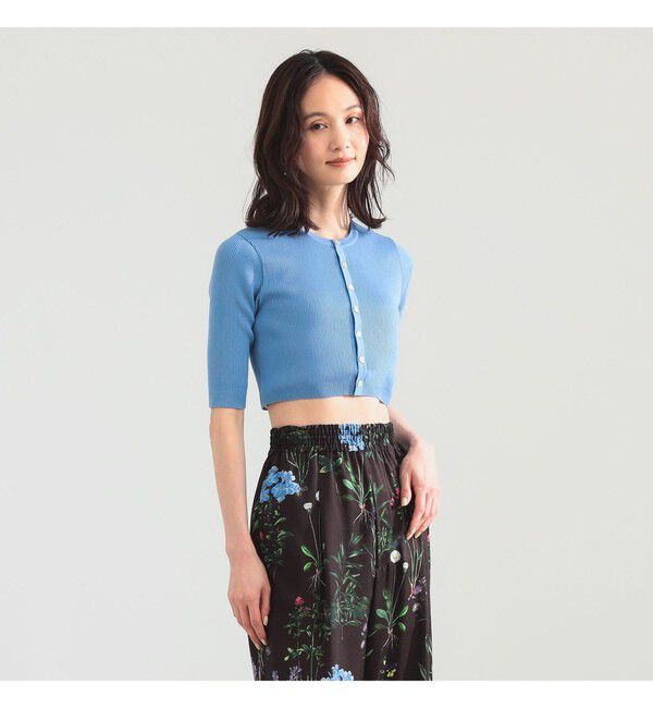 Demi-Luxe BEAMS 「AURALEE / GIZA HIGH GAUGE RIB KNIT SHORT CARDIGAN」|ニット・セーター|