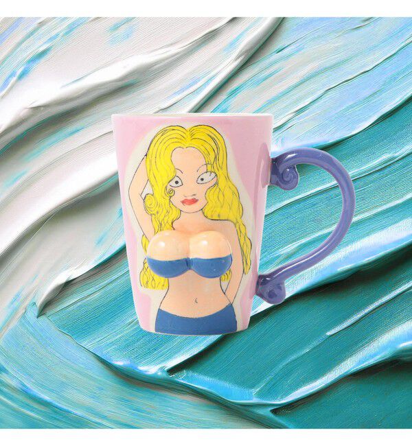 BEAMS「Meelarp / BIG BOOBS マグカップ」|食器・キッチングッズ|S-002