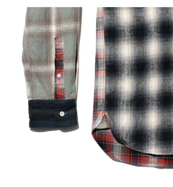 BEAMS PLUS「B.D. flannel Plaid Panel」|シャツ・ブラウス|