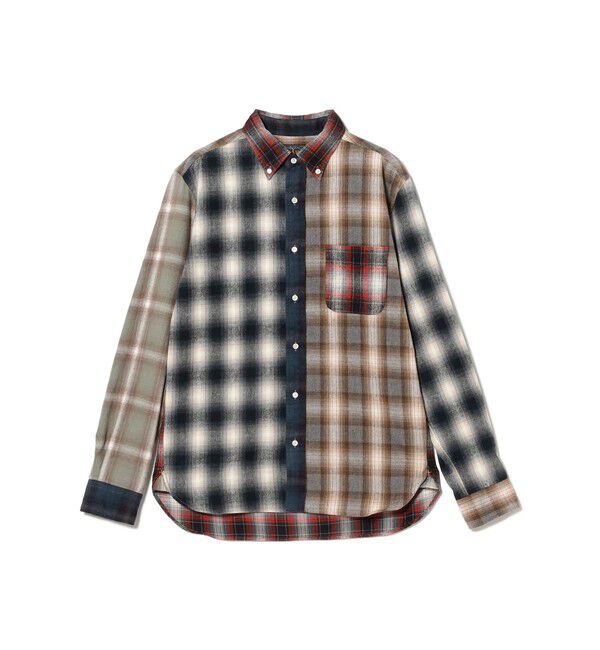 BEAMS PLUS「B.D. flannel Plaid Panel」|シャツ・ブラウス|
