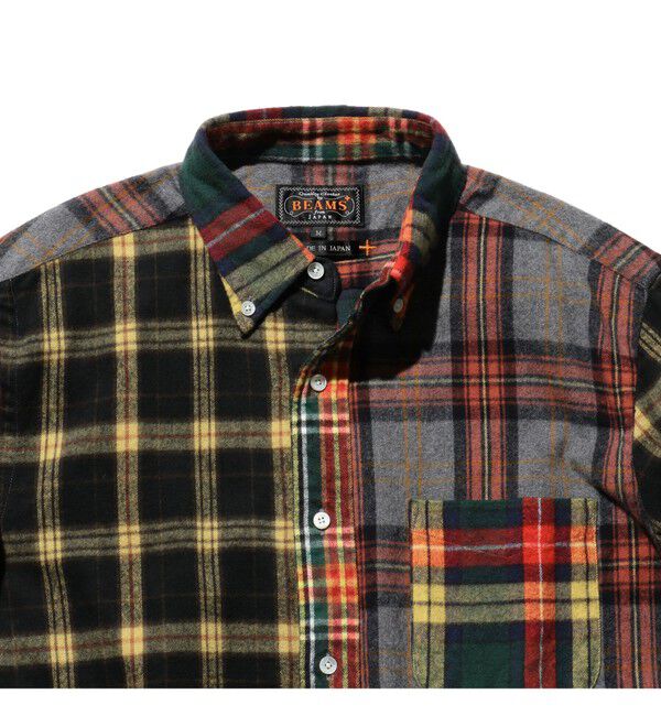 BEAMS PLUS「B.D. flannel Plaid Panel」|シャツ・ブラウス|