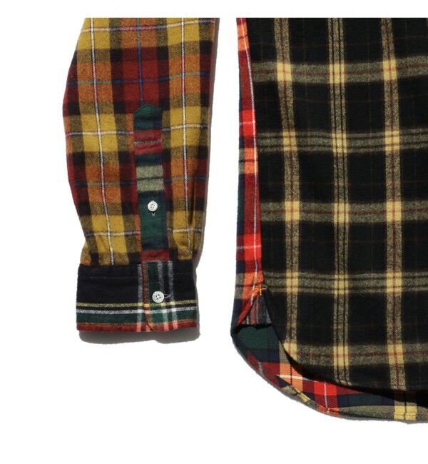 BEAMS PLUS「B.D. flannel Plaid Panel」|シャツ・ブラウス|