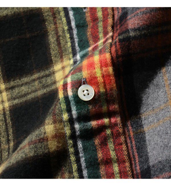 BEAMS PLUS「B.D. flannel Plaid Panel」|シャツ・ブラウス|