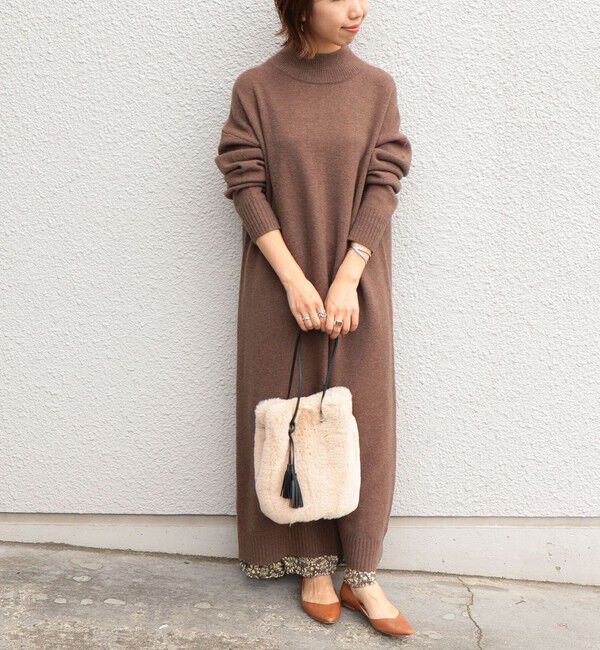 SHIPS any「SHIPS any: ファー巾着バッグ」|その他|