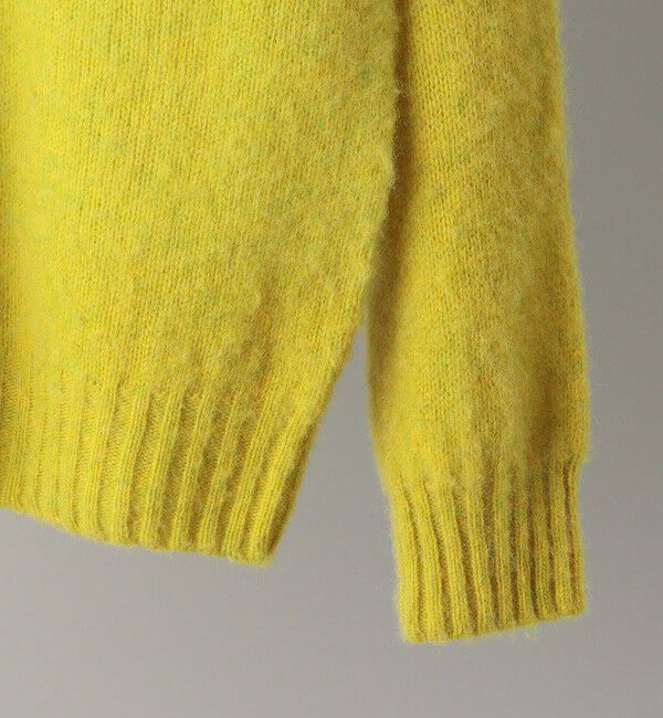 SHIPS「【SHIPS別注】HARLEY OF SCOTLAND:ウォッシャブル シャギー クルーネックニット」|ニット・セーター|