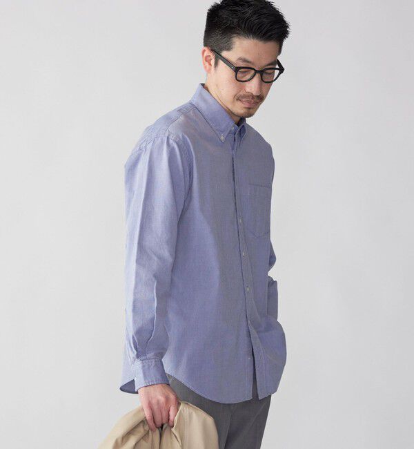SHIPS「SHIPS: スーピマ コットン ボタンダウン オックスフォード ロングスリーブ シャツ」|シャツ・ブラウス|