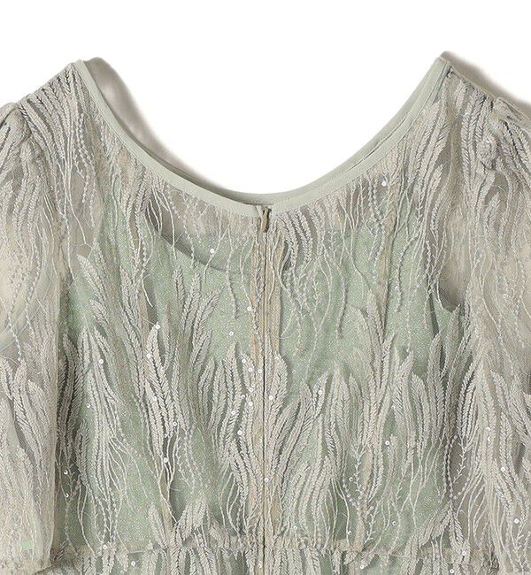 SHIPS for women「kaene:スパンコール 刺繍 ワンピース（セレモニー対応可）」|ワンピース|