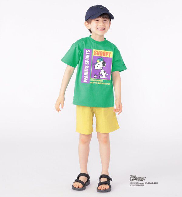 SHIPS KIDS「SHIPS KIDS:100～125cm / スヌーピー スポーツ 半袖 TEE」|Tシャツ・カットソー|