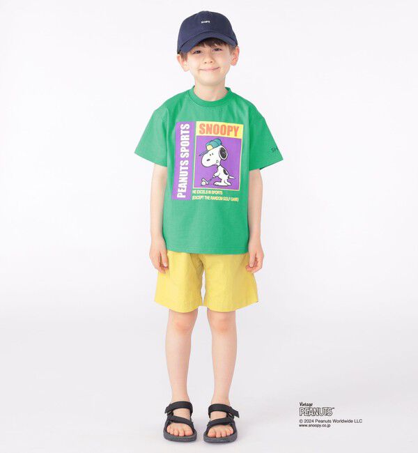 SHIPS KIDS「SHIPS KIDS:100～125cm / スヌーピー スポーツ 半袖 TEE」|Tシャツ・カットソー|