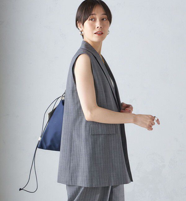 SHIPS for women「ウール混 ボックス テーラード ジレ」|ベスト・ジレ|