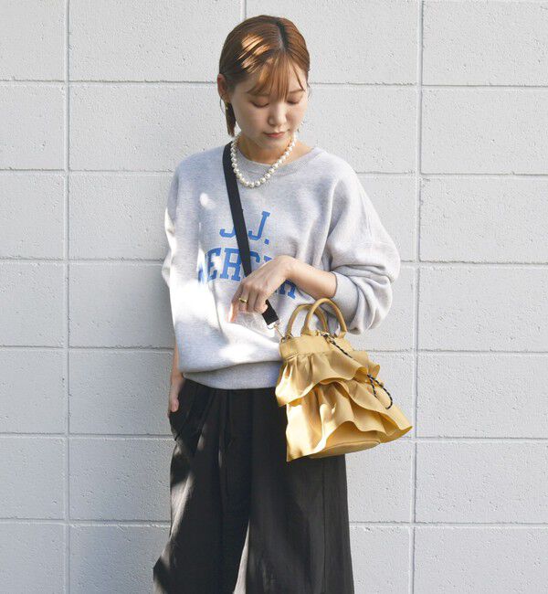 SHIPS for women「【WEB限定】 2WAY ナイロン フリル ショルダー バッグ」|ショルダー・メッセンジャー|