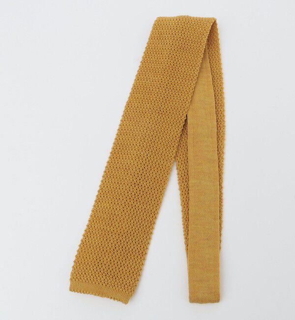 SHIPS「SHIPS: CANEPA社製 ウール ニット タイ」|ネクタイ・蝶ネクタイ|イエロー