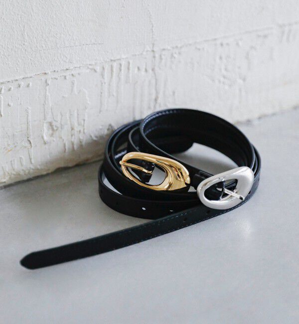 quaranciel「quaranciel: メタル バックル 8hole レザー ベルト」|ベルト|