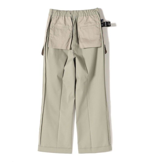 SHIPS for women「SHIPS Primary Navy Label:センタープレス ストレート ライン パンツ」|スラックス|