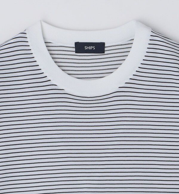 SHIPS「SHIPS:〈洗濯機可能〉18ゲージ ポリエステル ライト リラックス Tシャツ」|Tシャツ・カットソー|