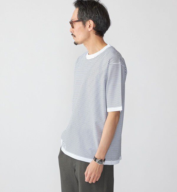 SHIPS「SHIPS:〈洗濯機可能〉18ゲージ ポリエステル ライト リラックス Tシャツ」|Tシャツ・カットソー|