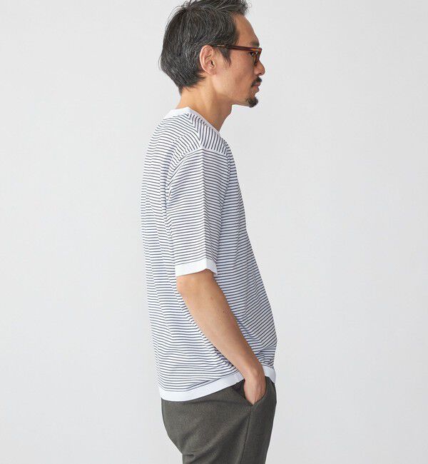 SHIPS「SHIPS:〈洗濯機可能〉18ゲージ ポリエステル ライト リラックス Tシャツ」|Tシャツ・カットソー|