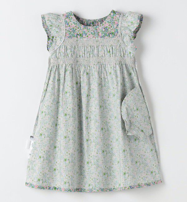 SHIPS Colors 「《一部追加予約》SHIPS Colors:90～140cm /〈洗濯機可能〉スモッキング フラワー ワンピース◆」|ワンピース|