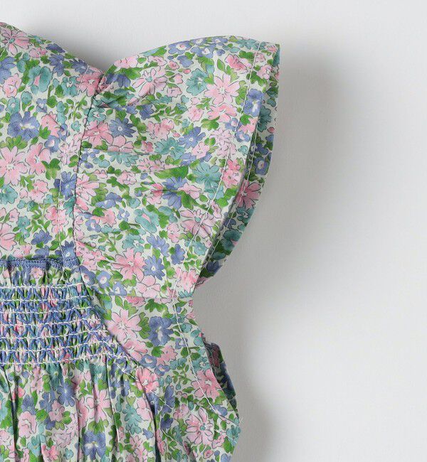 SHIPS Colors 「《一部追加予約》SHIPS Colors:90～140cm /〈洗濯機可能〉スモッキング フラワー ワンピース◆」|ワンピース|