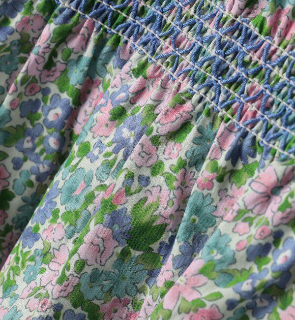 SHIPS Colors 「《一部追加予約》SHIPS Colors:90～140cm /〈洗濯機可能〉スモッキング フラワー ワンピース◆」|ワンピース|