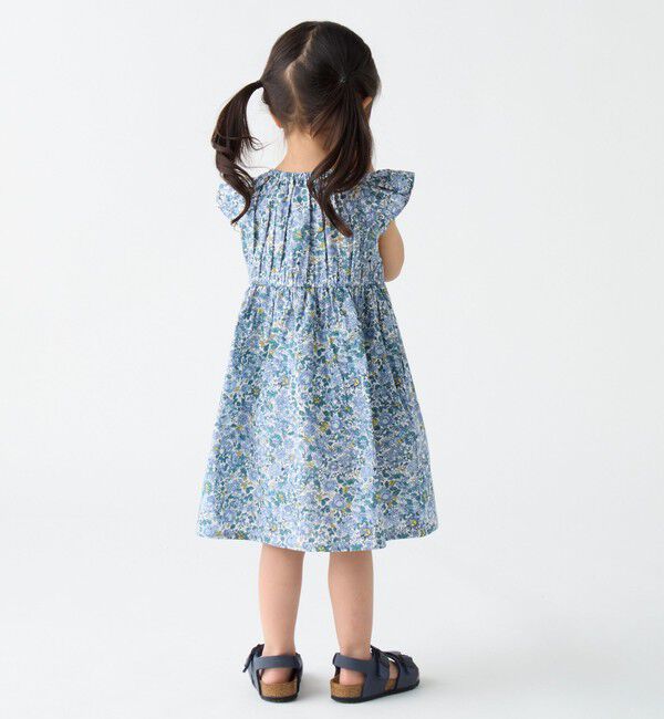 SHIPS Colors 「《一部追加予約》SHIPS Colors:90～140cm /〈洗濯機可能〉スモッキング フラワー ワンピース◆」|ワンピース|