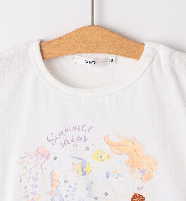 SHIPS KIDS「SHIPS KIDS:80～90cm / サマー モチーフ 半袖 TEE」|Tシャツ・カットソー|