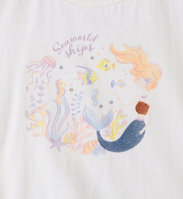 SHIPS KIDS「SHIPS KIDS:80～90cm / サマー モチーフ 半袖 TEE」|Tシャツ・カットソー|