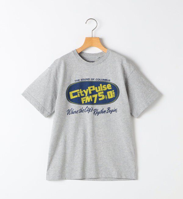 SHIPS KIDS「SHIPS KIDS:140～160cm /半袖 ヴィンテージ Tシャツ」|Tシャツ・カットソー|ライトグレー