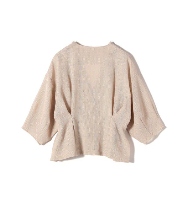 SHIPS for women「troisiemeCHACO:〈洗濯機可能〉メッシュ 半袖 ジャケット」|テーラードジャケット|