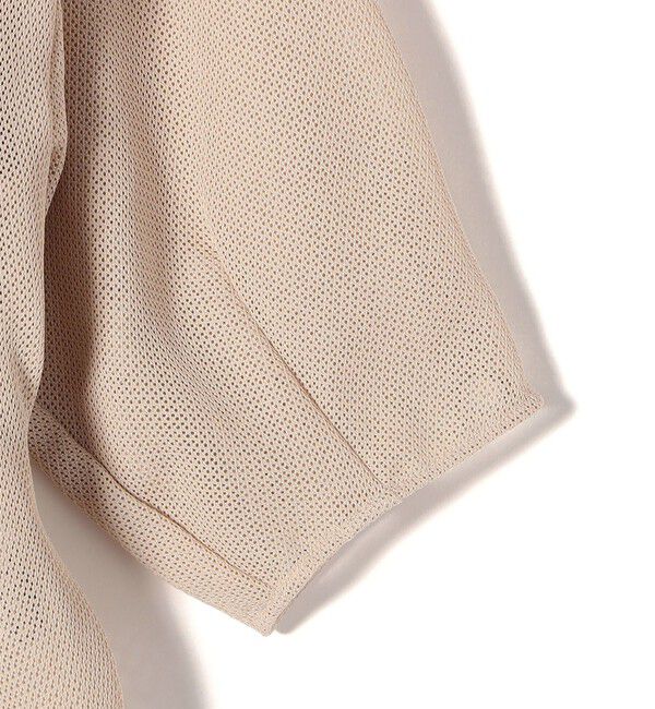 SHIPS for women「troisiemeCHACO:〈洗濯機可能〉メッシュ 半袖 ジャケット」|テーラードジャケット|