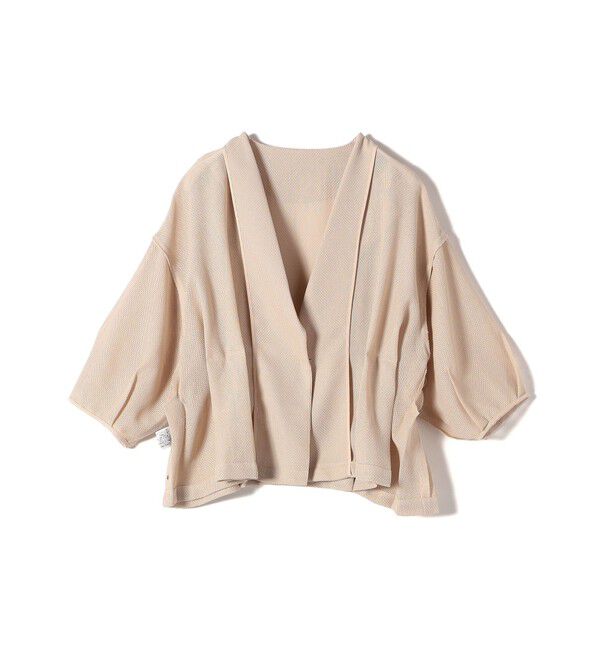 SHIPS for women「troisiemeCHACO:〈洗濯機可能〉メッシュ 半袖 ジャケット」|テーラードジャケット|