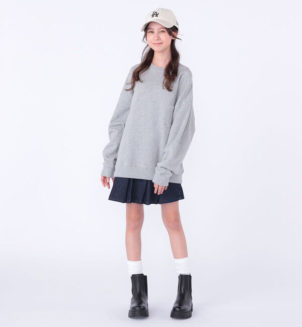 SHIPS KIDS「【WEB限定】SHIPS KIDS:100～160cm / NEW マイクロ ロゴ スウェット」|スウェット・ジャージ|