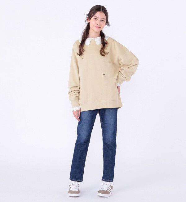 SHIPS KIDS「【WEB限定】SHIPS KIDS:100～160cm / NEW マイクロ ロゴ スウェット」|スウェット・ジャージ|